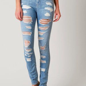 buckle distressed jeans